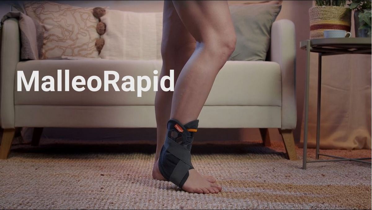 How to wear the Malleorapid ankle brace?