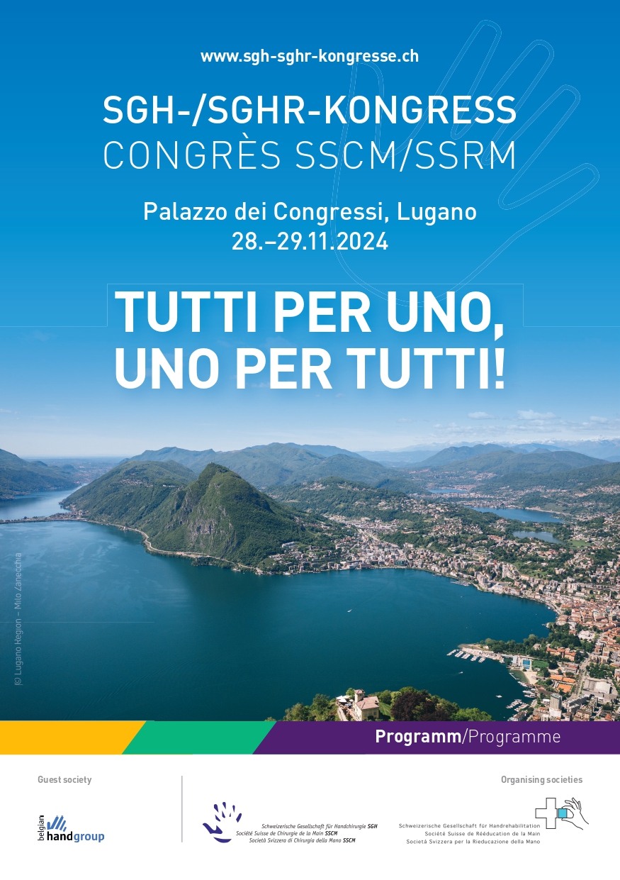 >Appuntamento a Lugano con la chirurgia e la riabilitazione della mano