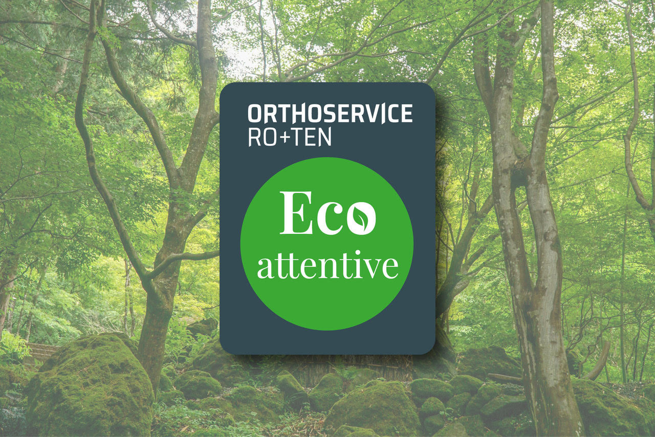 Eco Attentive: the new icon for Orthoservice Ro+Ten packaging 