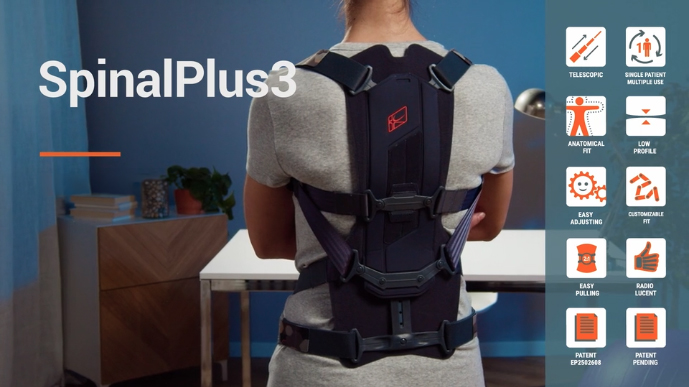 >SpinalPlus 3: eine Orthese, die sich dem Patienten anpasst