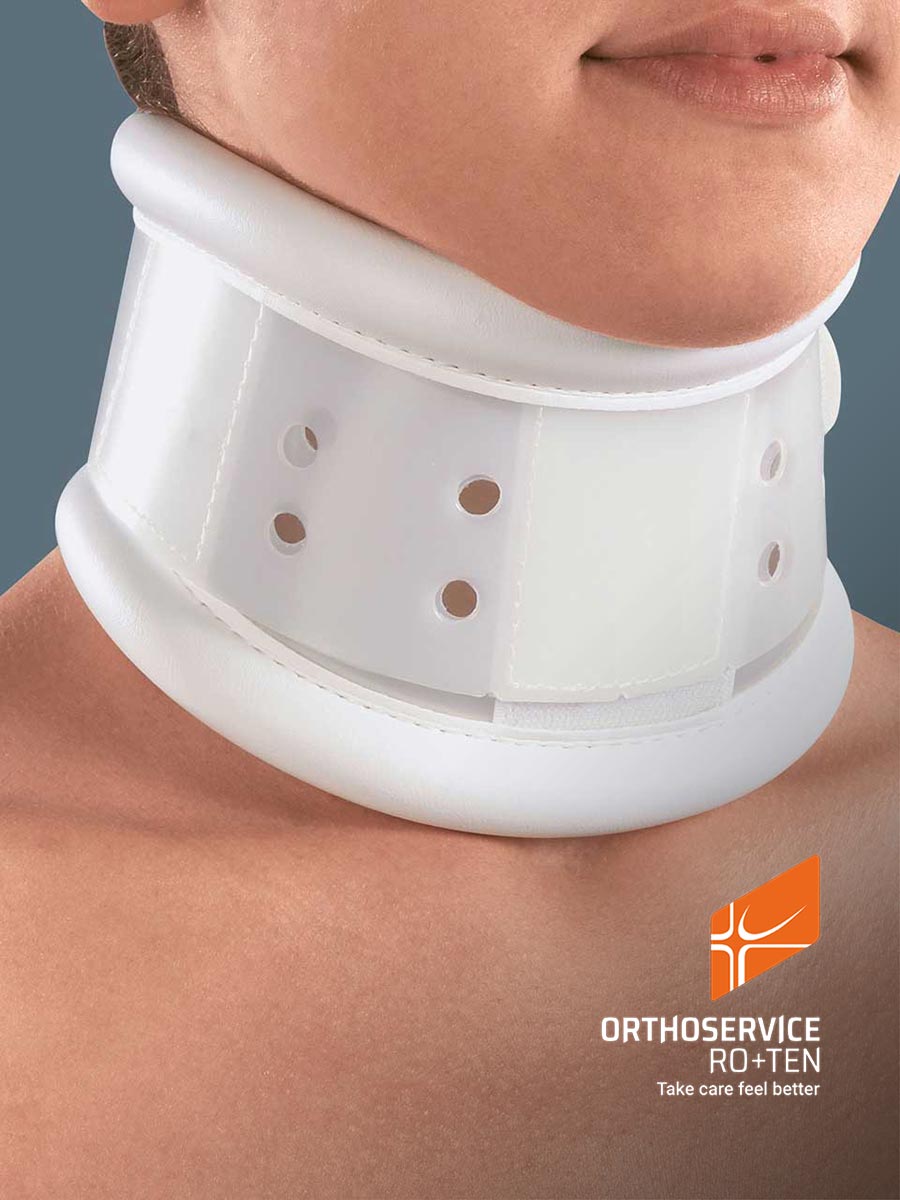 CERVILIGHT SCHANZ - Cervical collar, schanz type with adjustable Velcro ®  straps