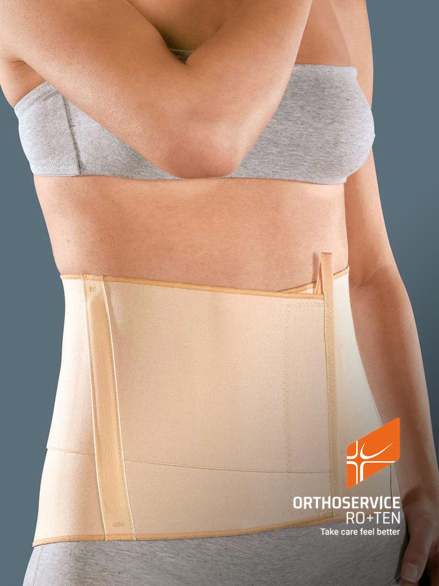 Crisscross78 - Low elastic orthosis with rigid and thermoformable pads to stabilize the lumbar rachis and relieve pressure
