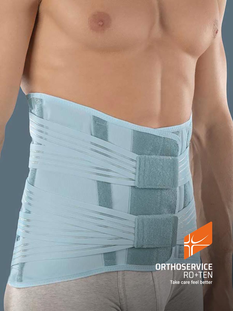 SAT54 - High orthosis with rigid and thermoformable pads to stabilize the lumbar rachis and relieve pressure 