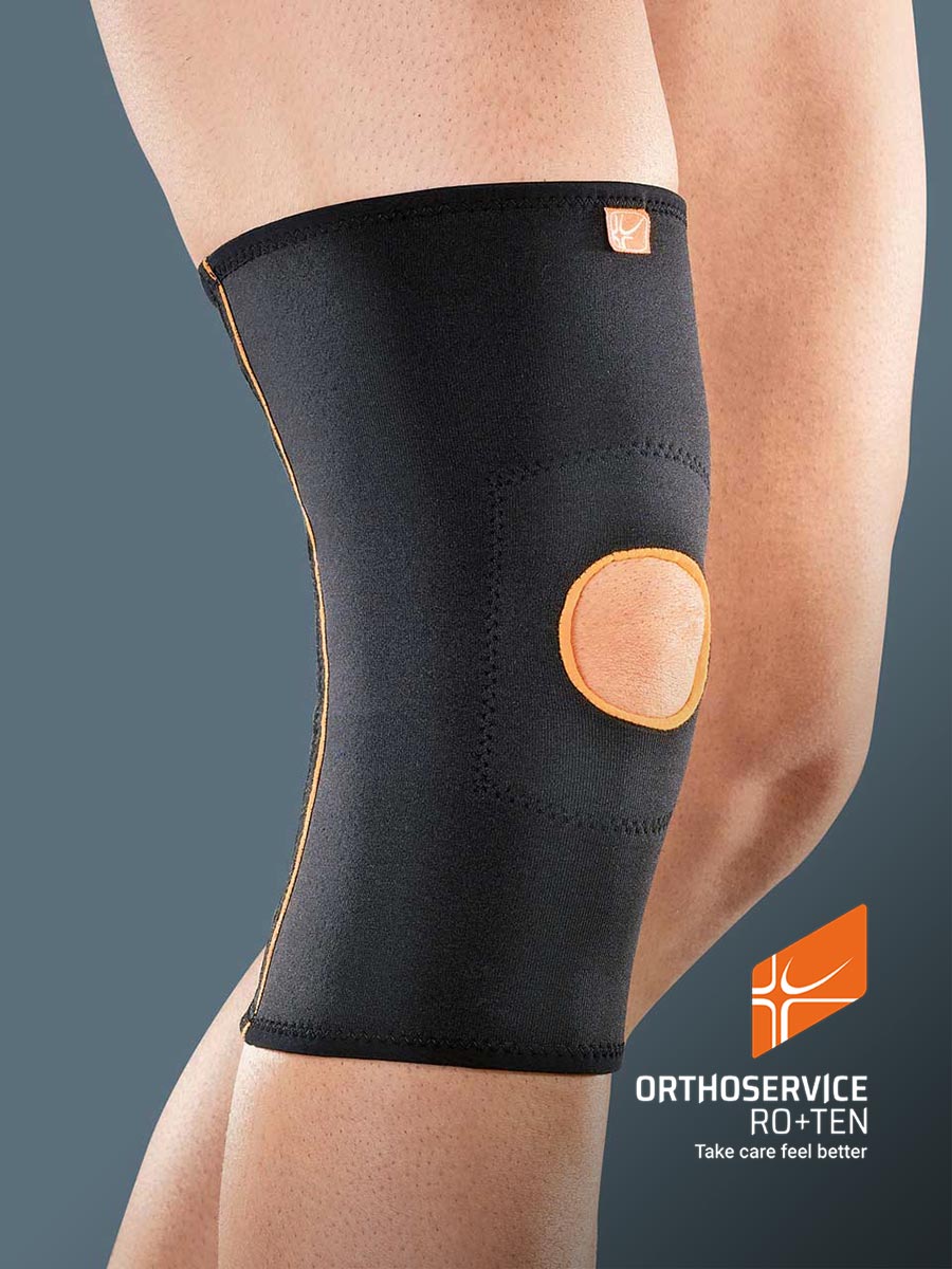 GENUFIT 63 - Short tubular AirX™ knee brace with patella stabilizer 