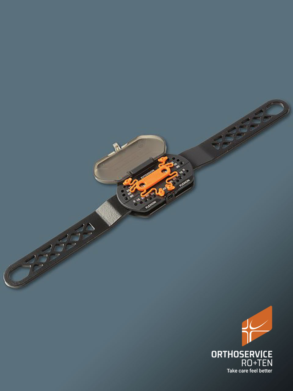 genuFIT 30 - Knieorthese aus AirX™ Gewebe mit polyzentrischen Gelenkschienen zur Flexion/Extension-Einstellung, lang