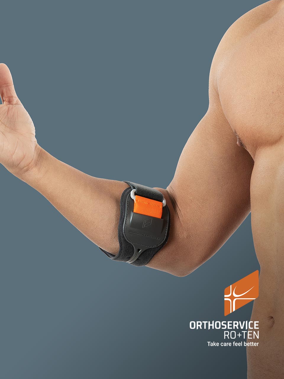 Epicondylitis elbow strap with pressure pad 